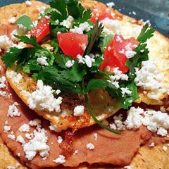 A picture of Ray's' 5 minute Breakfast Tostadas.
