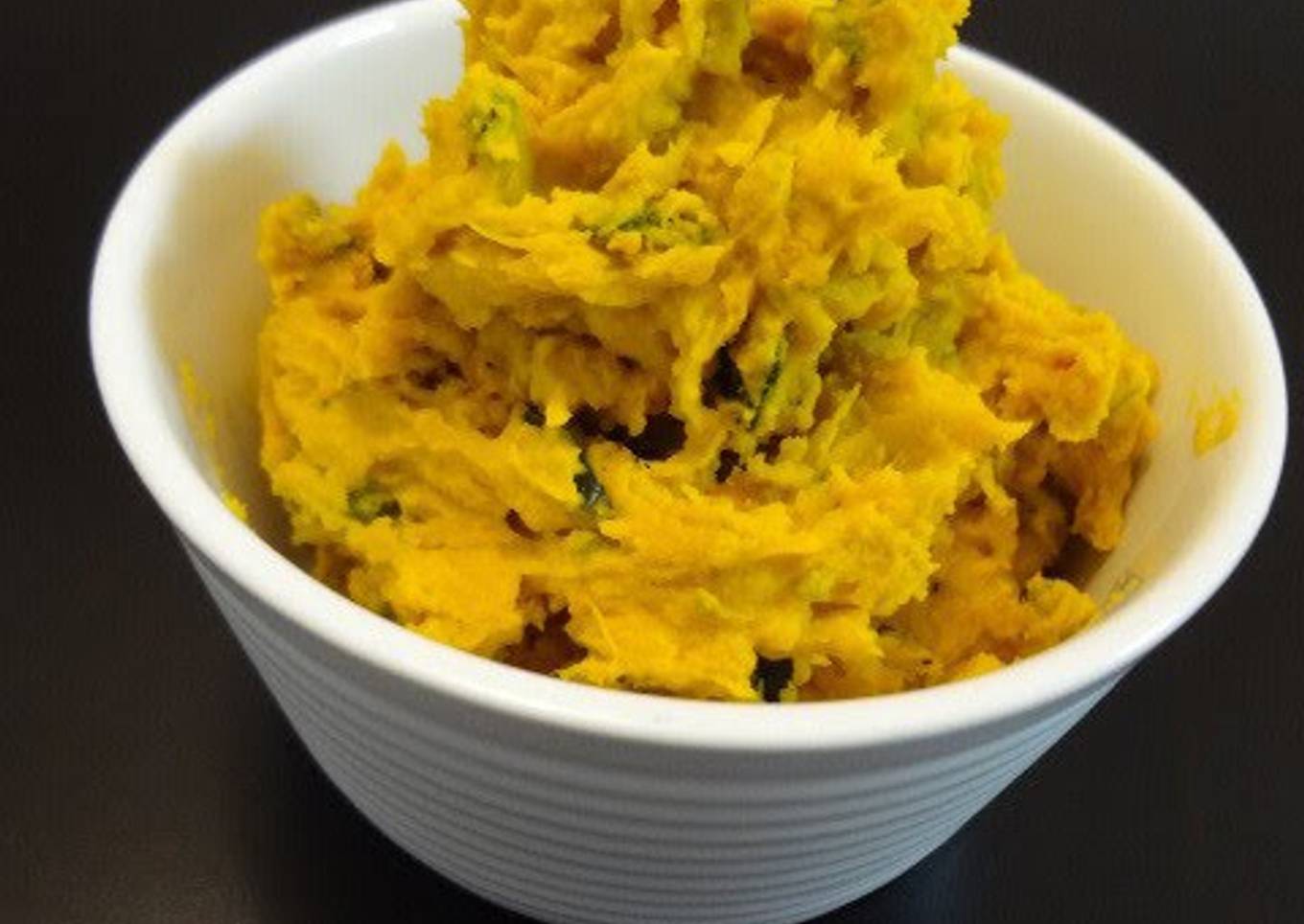 Light pumpkin salad with cabbage