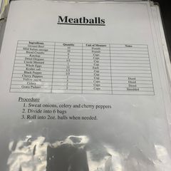 A picture of Meatballs.