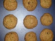 A picture of choco chips cookies