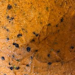 A picture of Orange, cranberry and pistachio fudge.