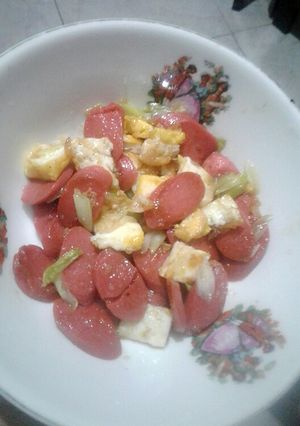 Foto resep Sosis mix telur ceplok #BikinRamadanBerkesa