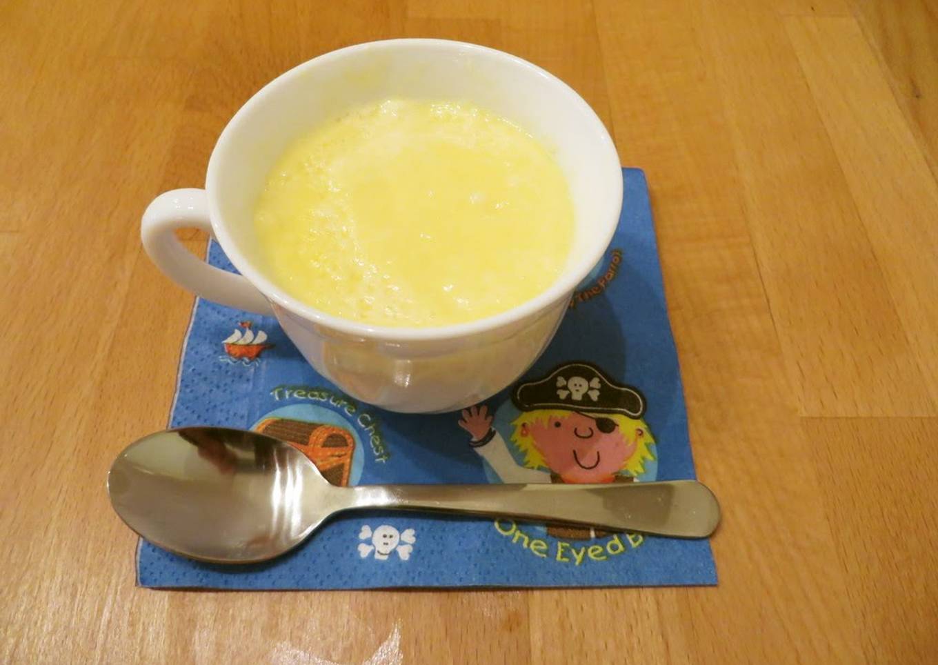 Easy Custard Pudding in the Microwave!