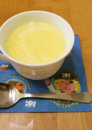 A picture of Easy Custard Pudding in the Microwave!.