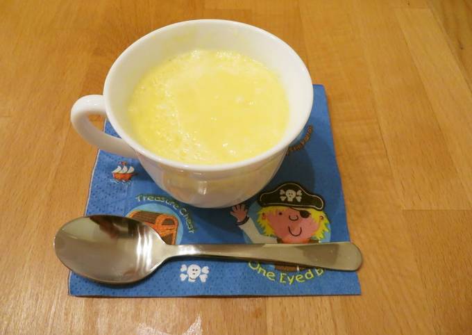 Steps to Make Gordon Ramsay Easy Custard Pudding in the Microwave!
