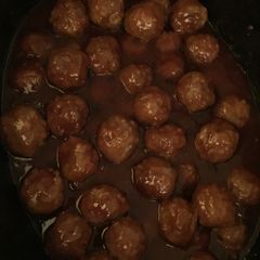 A picture of Sweet and Sour Meatballs (only 3 Ingredients!!).
