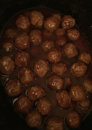 A picture of Sweet and Sour Meatballs (only 3 Ingredients!!).