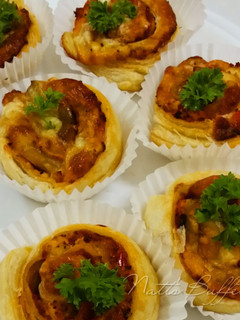A picture of Rolled Pastry Chicken Pizza.