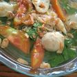 Bakso kuah bayam