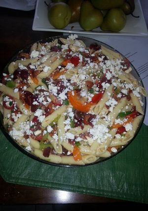 A picture of Primavera Penne Pasta Salad.