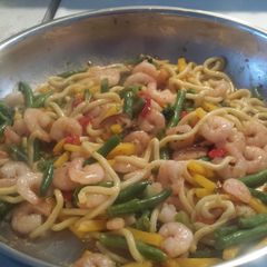 A picture of Sweet Chilli and Lime Prawn Stir fry.