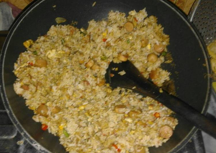 Cara Cepat LezatNasi goreng kornet