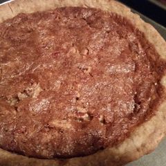 A picture of Blondie's Mom's Maple Pecan Pie.