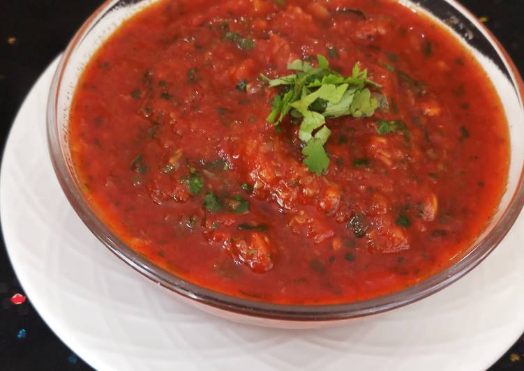 Steps to Prepare Favorite Tomato Garlic Chutney