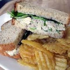 A picture of Chicken salad sandwich.