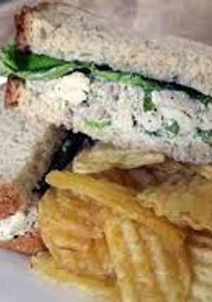 A picture of Chicken salad sandwich.