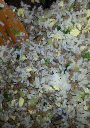 A picture of Andrea's Amazing Pepper Rice.