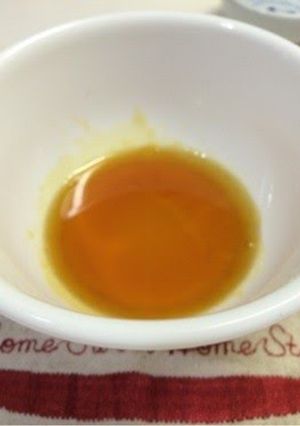 A picture of Easy Caramel Sauce in the Microwave.