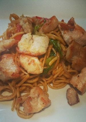 A picture of Chicken stir fry.