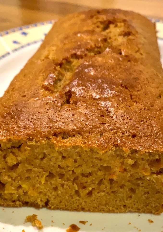 Una foto de Budín de naranja saludable