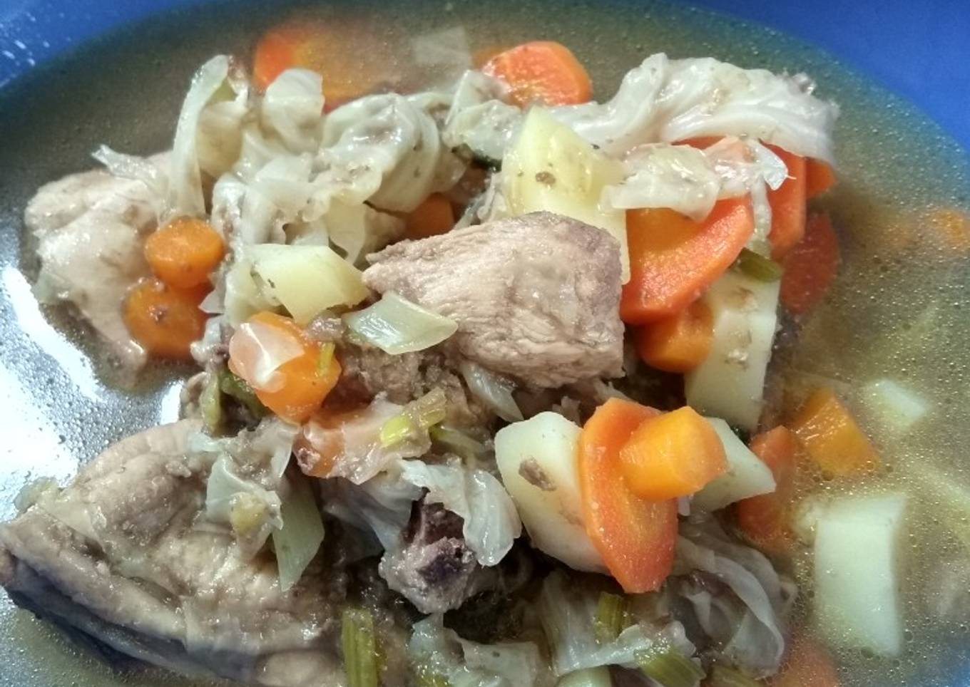 Sop ayam simple