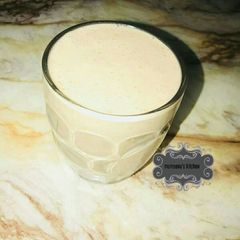 A picture of Banana and date smoothie.