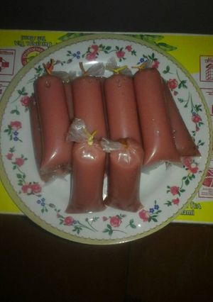 Foto resep es lilin mutiara