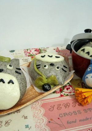 トトロ饅頭(包湯圓) 的食譜成品照片