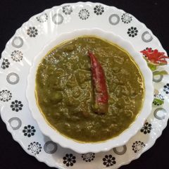 A picture of Malai palak matar.