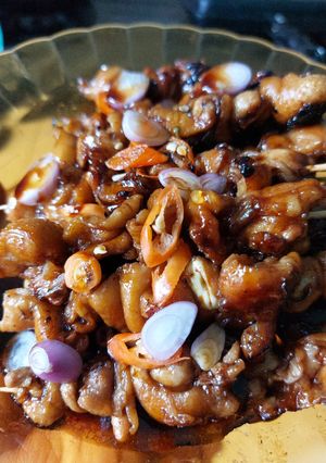 Foto resep Sate kulit ayam...