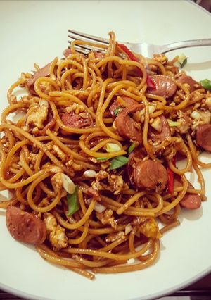 Foto resep Mi Goreng (Berbahan Spaghetti)