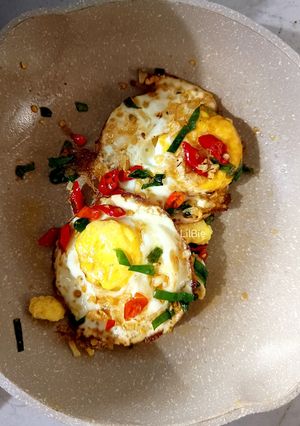Foto resep Telur Ceplok Cabe Garam