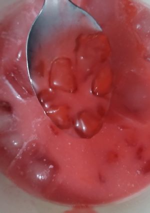 Foto resep Es merah delima/bengkuang