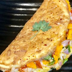 A picture of Mango Salsa Omelet.