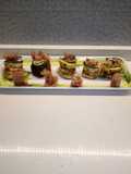 Rotolini di zucchine con Philadelphia e crudo
