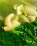 Canh mồng tơi nấu da heo thịt xay