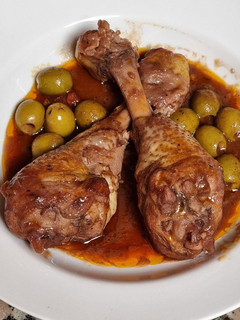 Una foto de Pollo a la cazadora