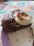 ✨Pisztáciakrémes brownie mini torta✨