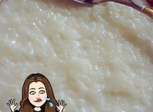 صورة لوصفة أرز بحلييييب 👈🍚