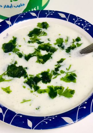 A picture of Mint raita.