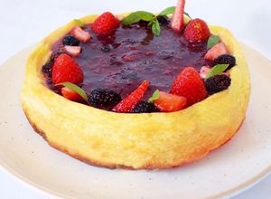 Una foto de CHEESECAKE new york 🍓🧀