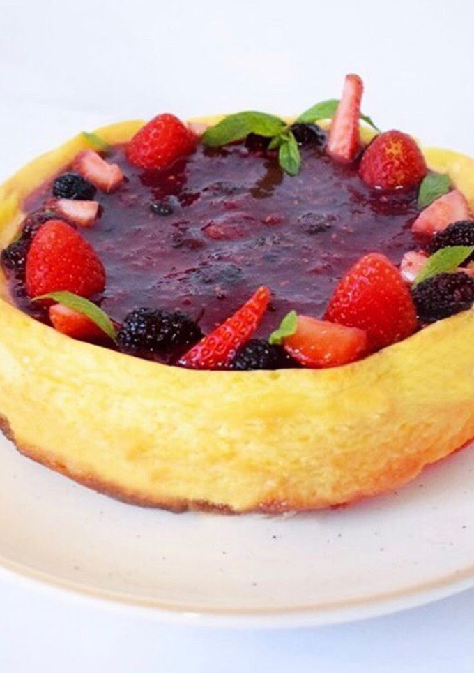 Una foto de CHEESECAKE new york 🍓🧀