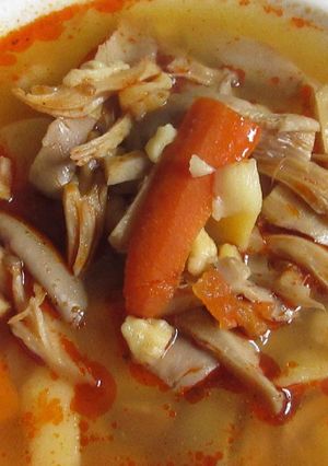 Laskagombagulyás (Gluténmentesen is) :) recept fotója