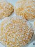 Pastelitos de mandarina con coco