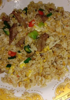 Foto resep Nasi Goreng Daging Pedas