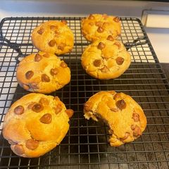 A picture of Sweetened Condensed milk chocolate chip cookies.