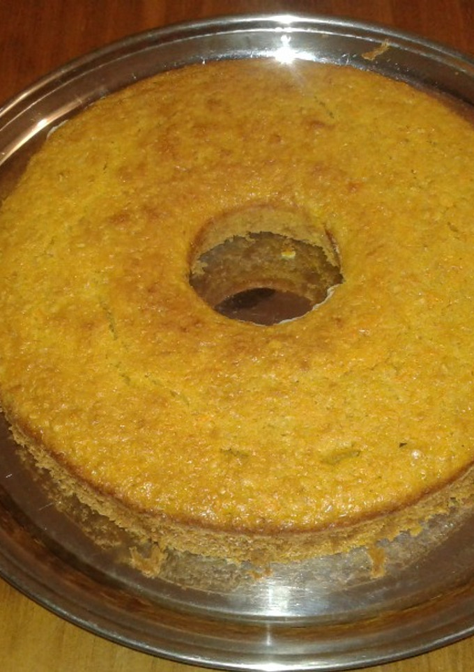 Una foto de Torta de zanahoria, naranja y avena