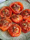 POMODORI AL FORNO CON TRITO DI OLIVE LECCINO, POMODORINI SECCHI