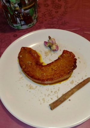 عکسی از دستور دسر کدو صدفی