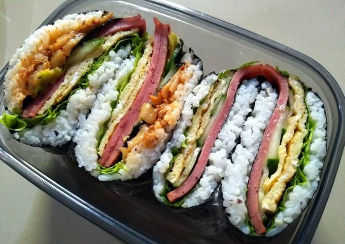 Folded Kimbap (접어먹는 김밥)